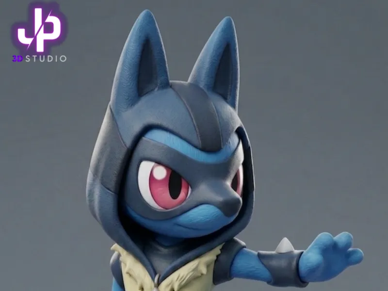 RIOLO cosplay LUCARIO - FIGURE 3D