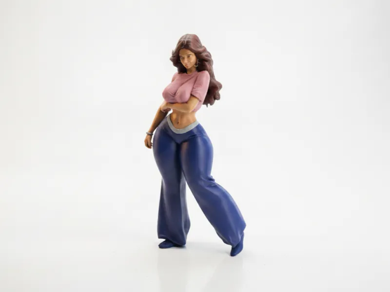 Statuetta formosa di Jasmine Personaggio animato stampabile in 3D