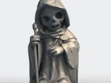 Low Poly Halloween Ghost - Geometric Ghost Figure-0
