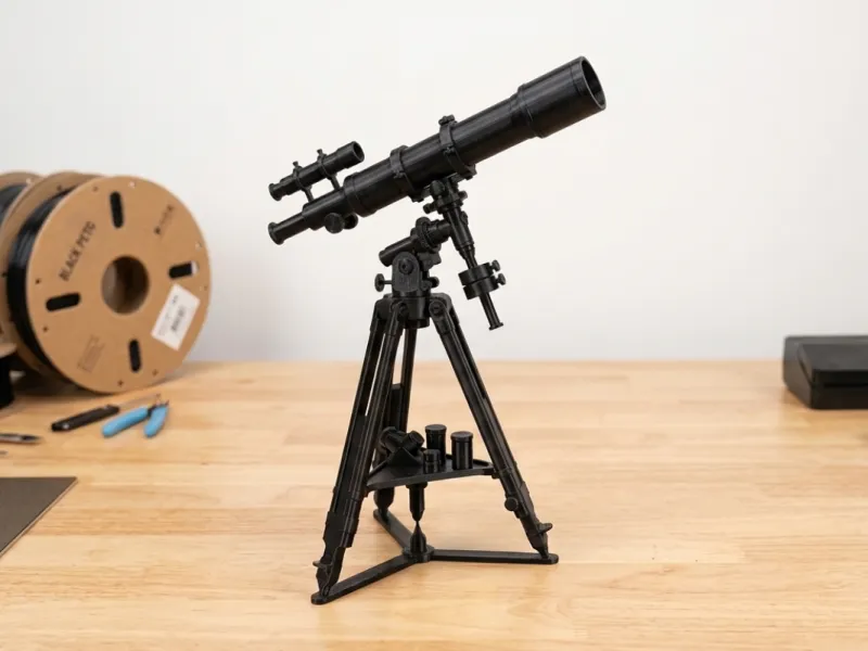 Realistic Classic Telescope Display Piece