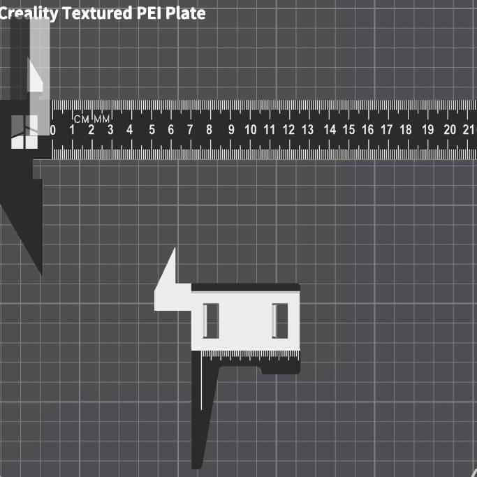3D Printer Files | 3MF File | Caliper Ruler | Creality Cloud