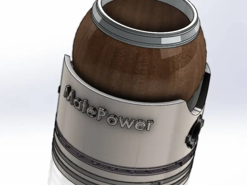 Piston posa mate- mate tea piston cup holder