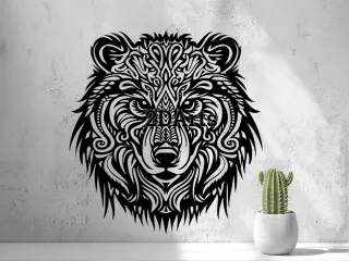 Bear Head Wall Art