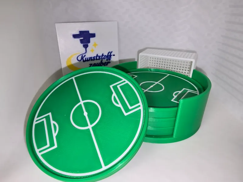 Voetbal Onderzetterset ⚽🥤