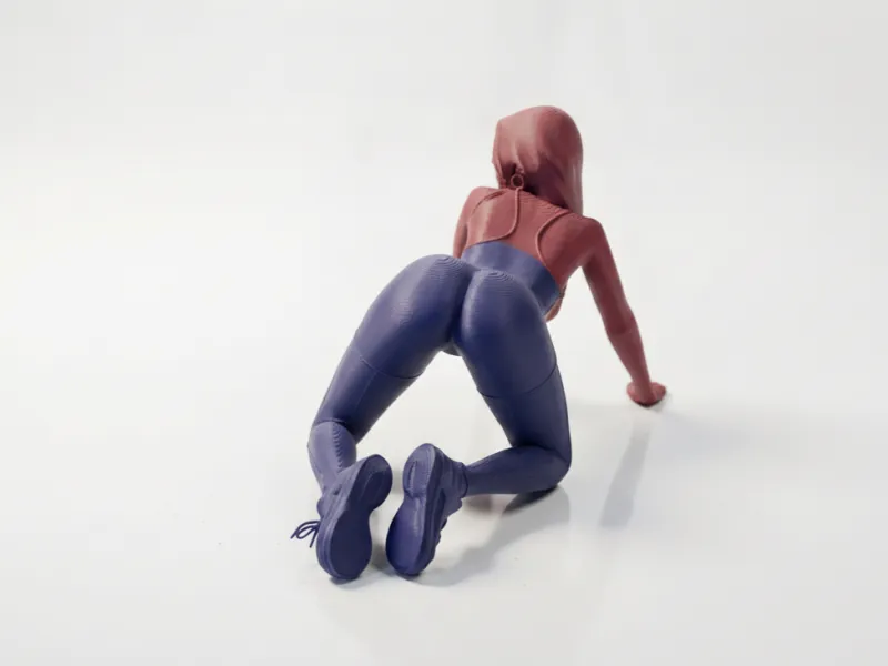 健身女性人偶 女性形体 3D可打印模型