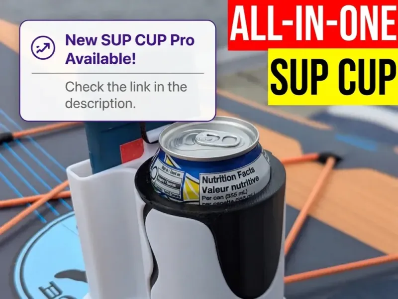 Support de gobelet SUP tout-en-un (édition NC)