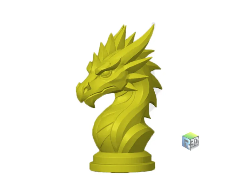 Golden Dragon Head