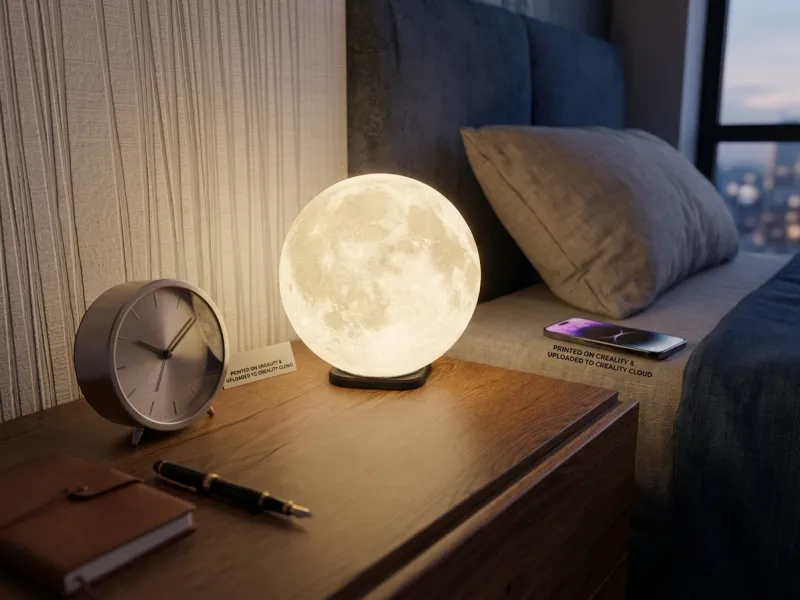 Realistische Mondlampe / Nachtlicht – 100% stützfrei