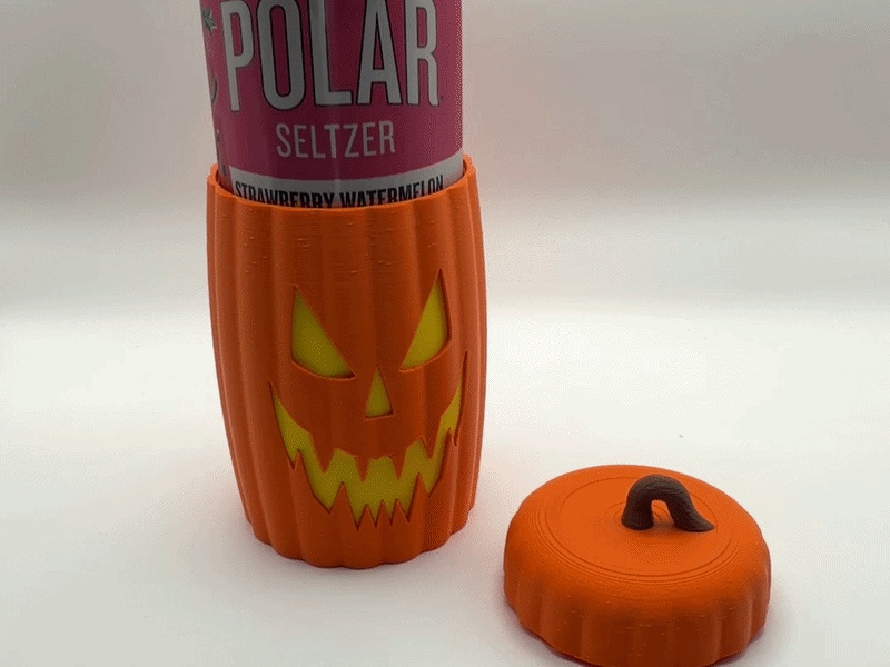 Portabevande a forma di zucca