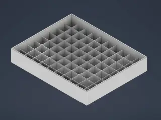 Glass Test Tube/Vial holder (2 Dram)