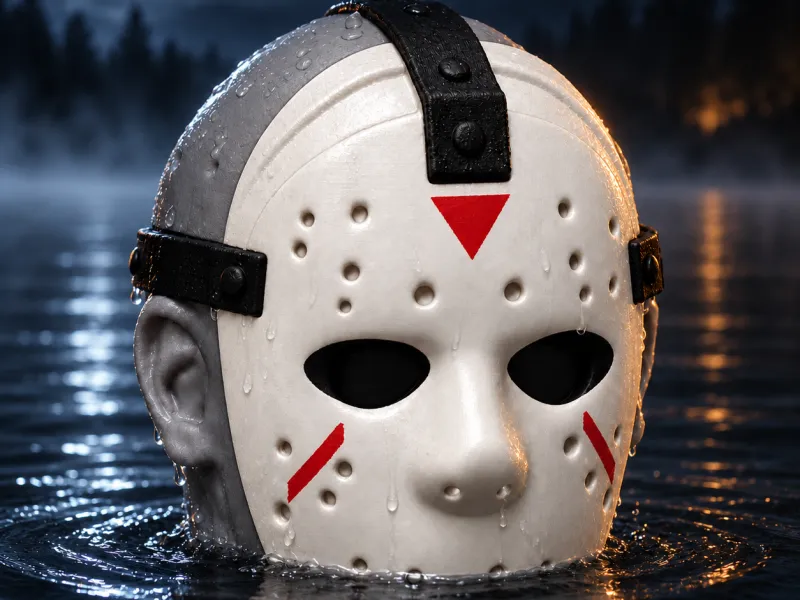 Fermacarte di Halloween Ispirato a Jason