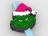 Straw Topper Grinch-0