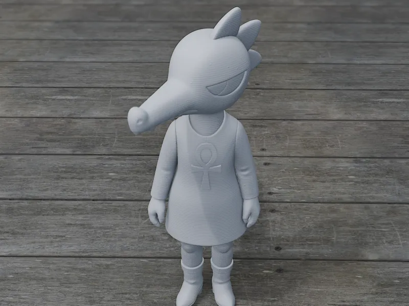 Mrs. Miranda - Estátua de Night in the Woods