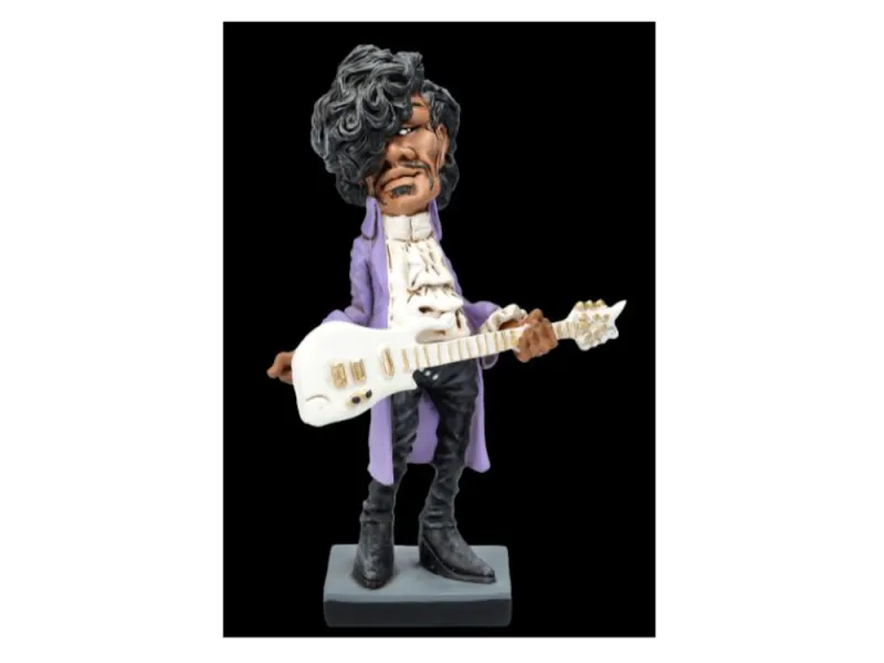 Stylized Caricature Rock Guitarist  Prinz