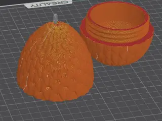 Easter Feather Egg