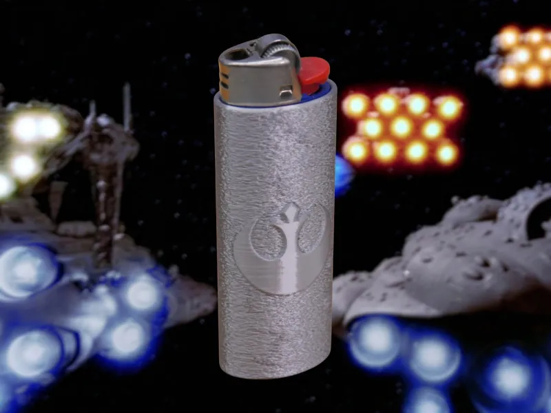 Rebel Alliance Grip Click Slim Bic Lighter Sleeve