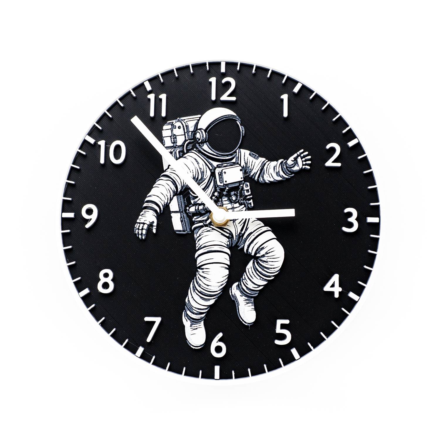 Floating Astronaut Wall Clock