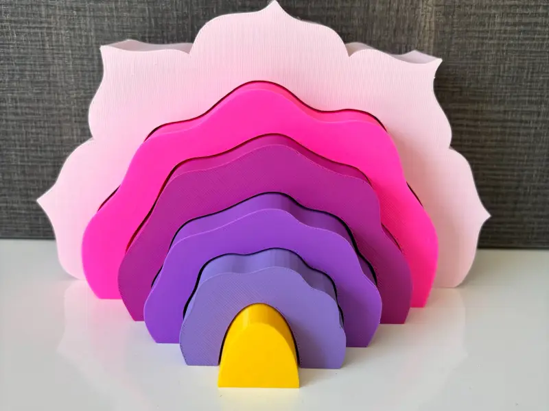 Stacking flower