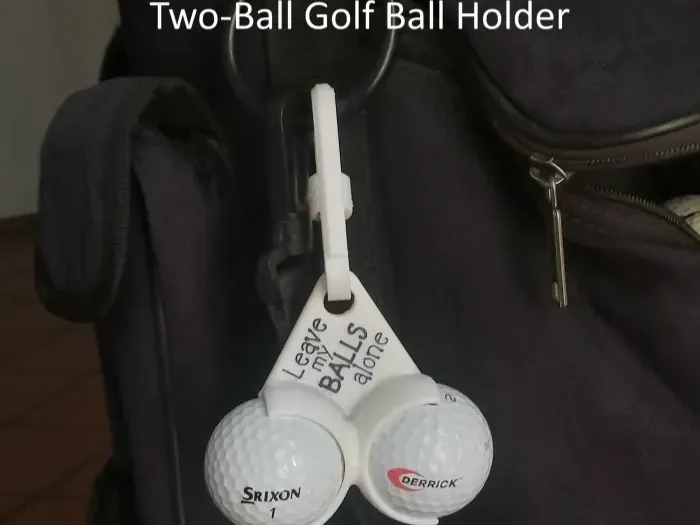 Two-Ball Golf Ball Holder