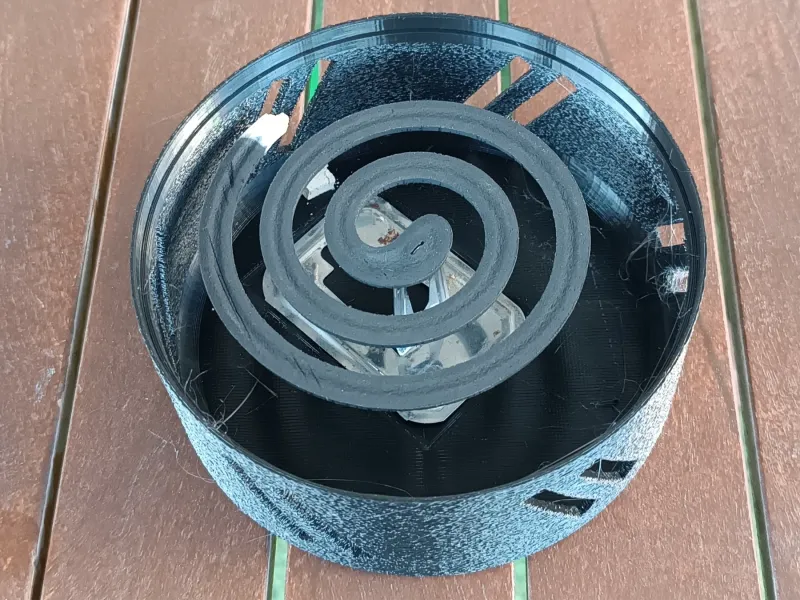 🌀 Soporte para Espiral Antimosquitos