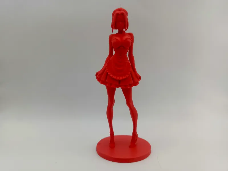 Raven (Maid Version) - Stylized 3D Figurine +18