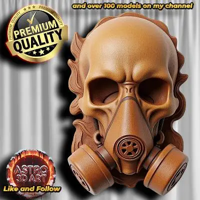 Skull with Gasmask ❤️