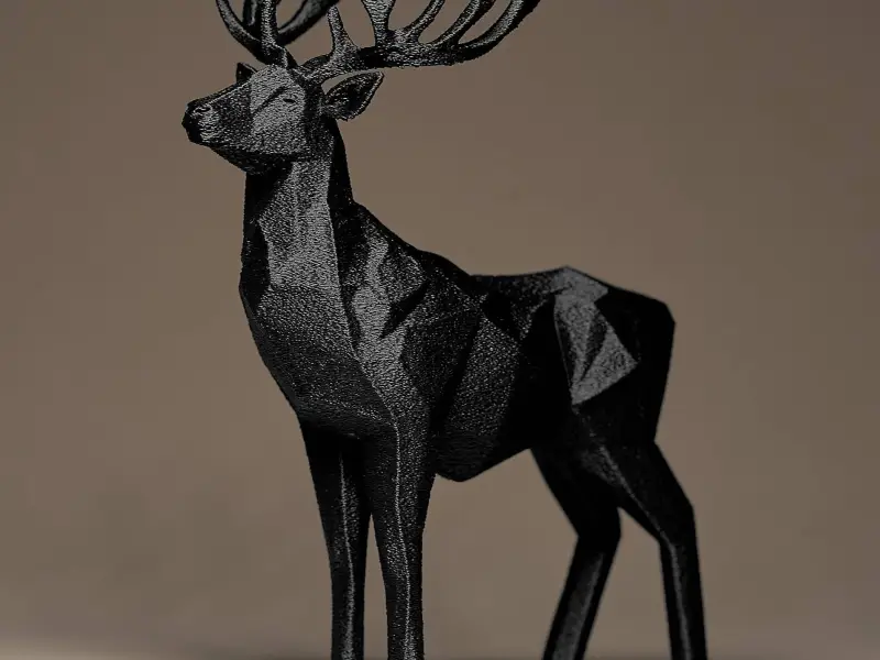 Geometric DEER Figurine