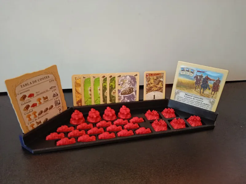 Catan - Organizer for pieces and cards