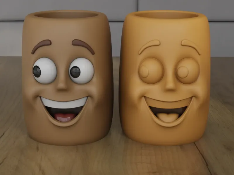 Cute Smiling Face Planter Pot STL