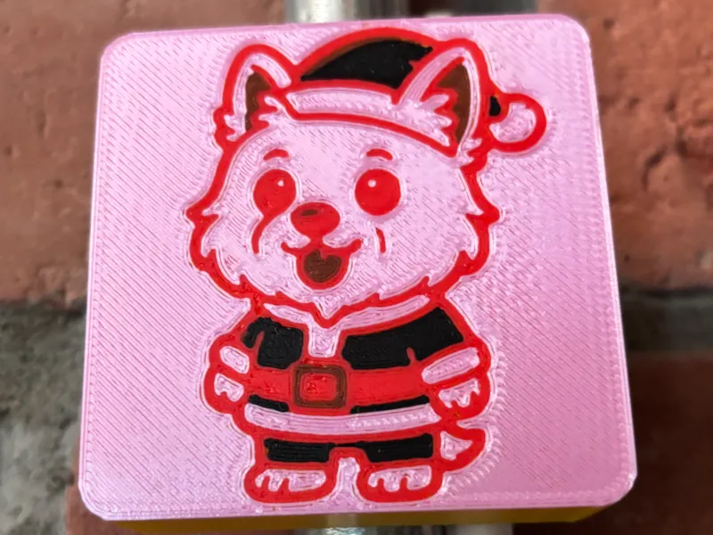 SnapForm Project Westie Santa