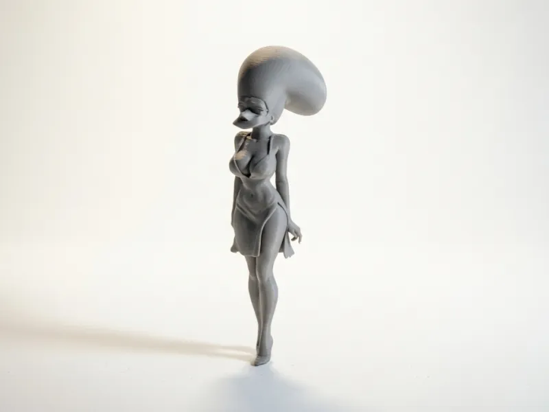 Marge Simpson Figurine Cartoon Character 3D Printable