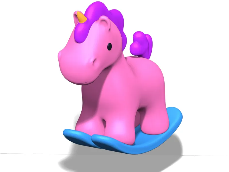Rocking unicorn toy