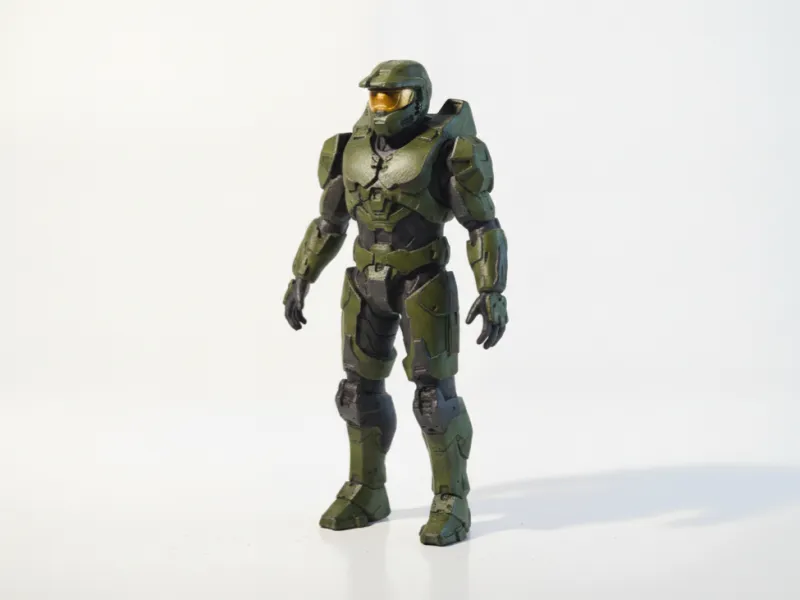 Master Chief Running Figurine Gaming 3D Printable