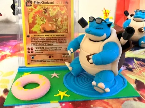 Sol à Vista, Canhão à Vista! Suporte de Exibição TCG Pokémon Blastoise