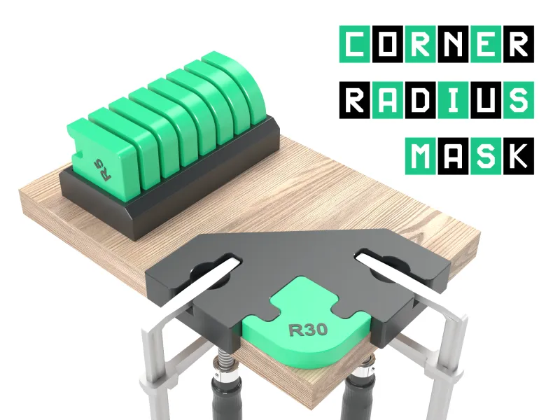 Corner radius mask