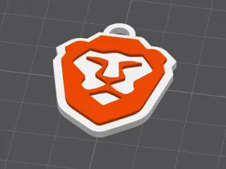 Brave keychain
