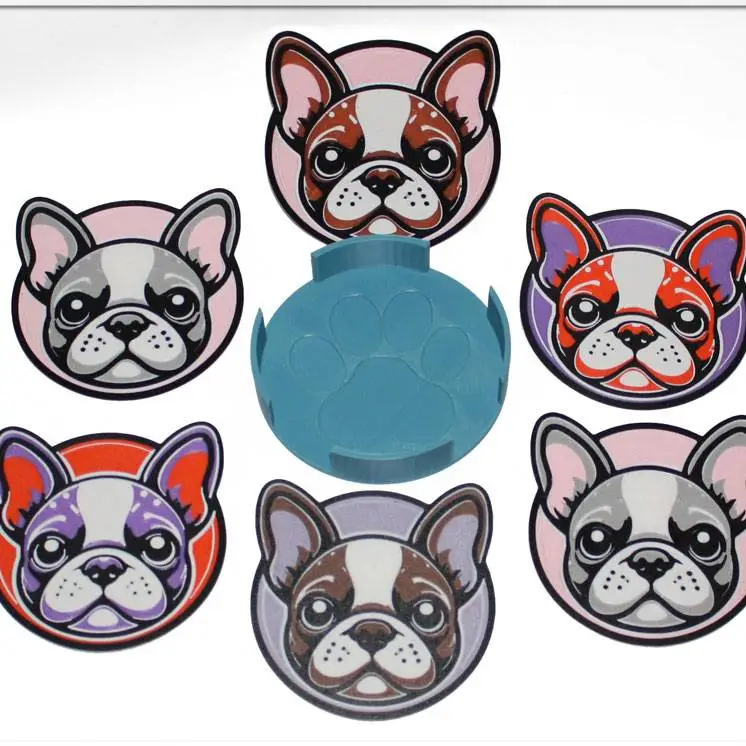 French Bulldog Coasters