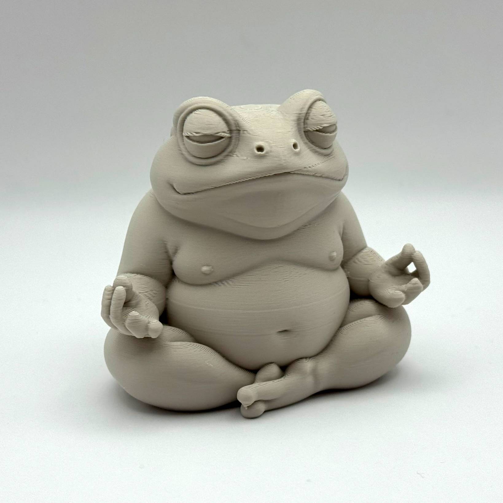 Archivos de impresora 3D | Archivo 3MF | Chonky Zen Frog | Creality Cloud