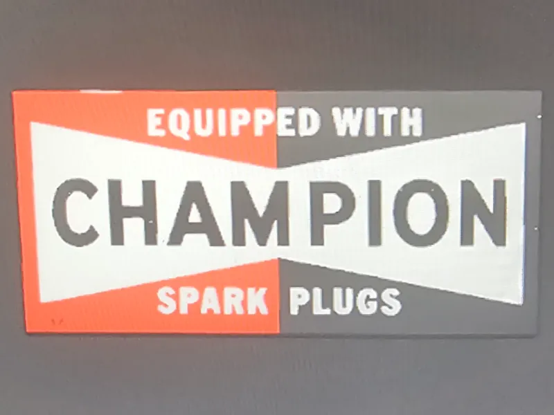 vintage champion lightbox