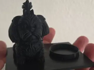 shitzu tealight holder