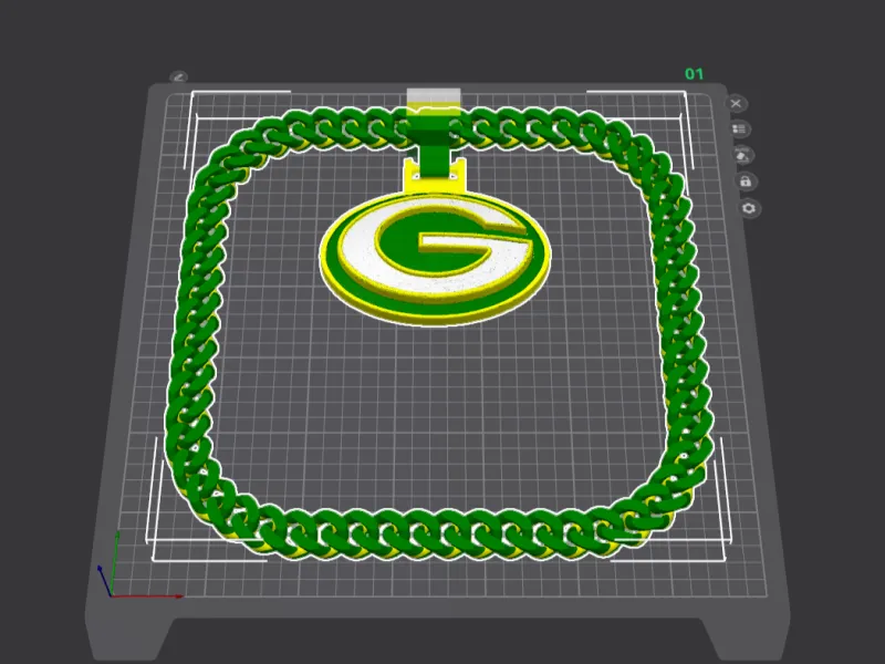 Green Bay Packers Big Chain