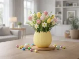 Broken eggshell vase-0