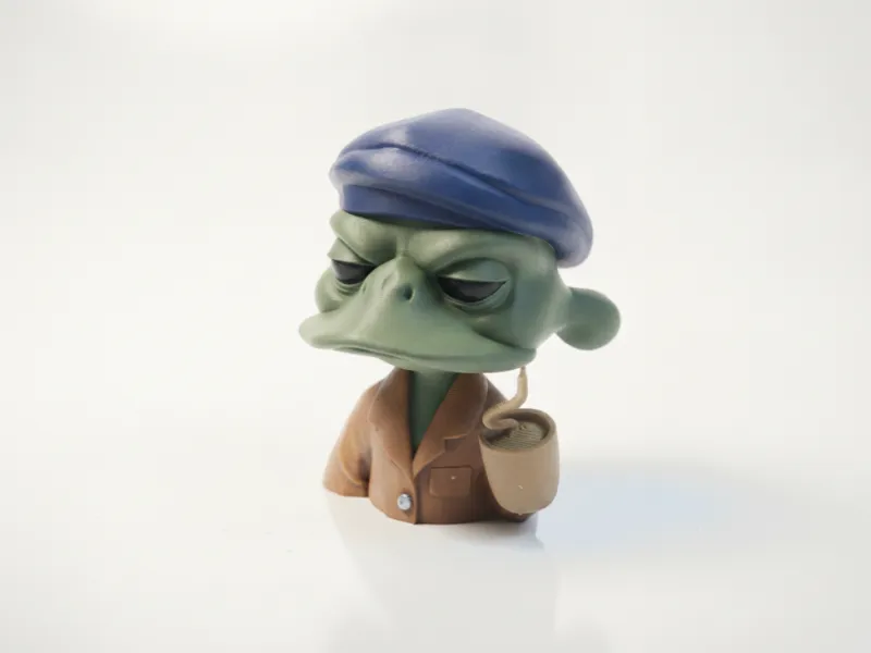 Duck Morning Coffee Figurine Animal 3D Printable