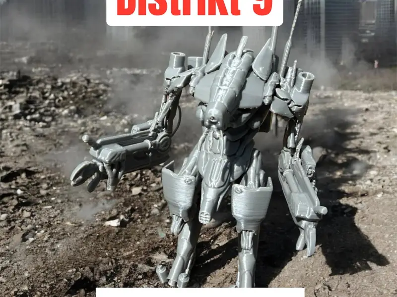 Exoesqueleto de la película Distrito 9