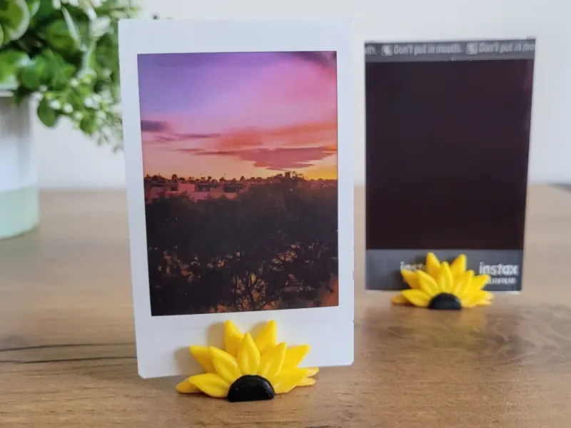 Sunflower Photo Stand Multicolor