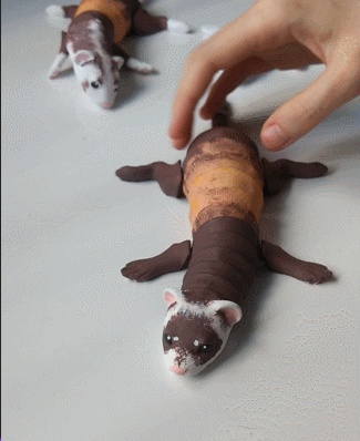 Articulated ferret, print-in-place-0