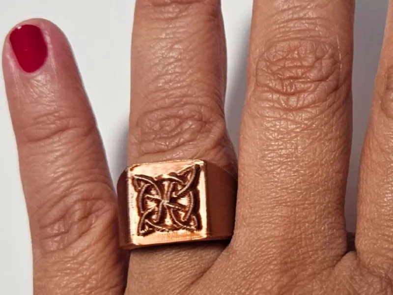 Anillo nudo de brujas - amuleto