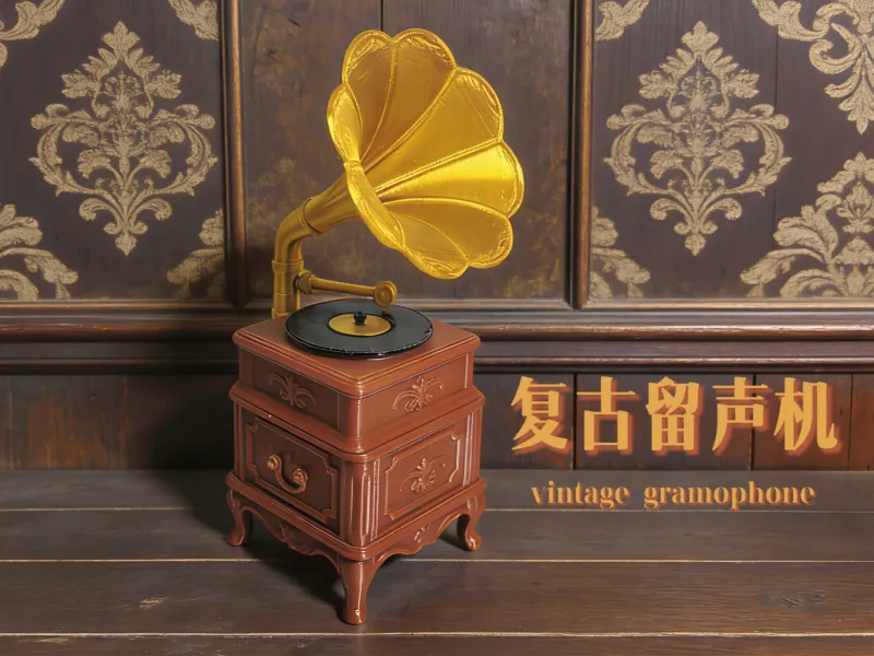 vintage gramophone复古留声机