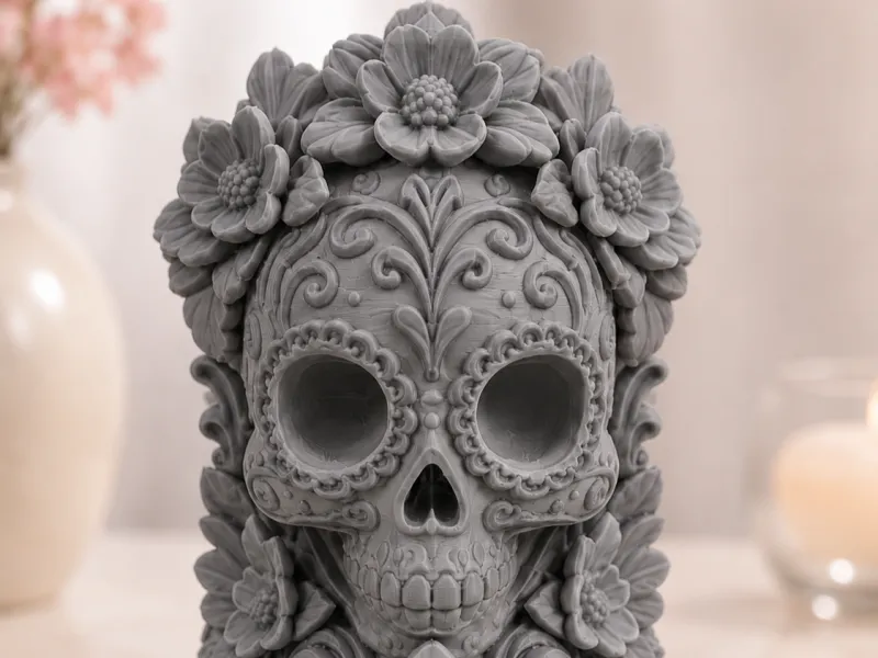 Floral Sugar Skull
