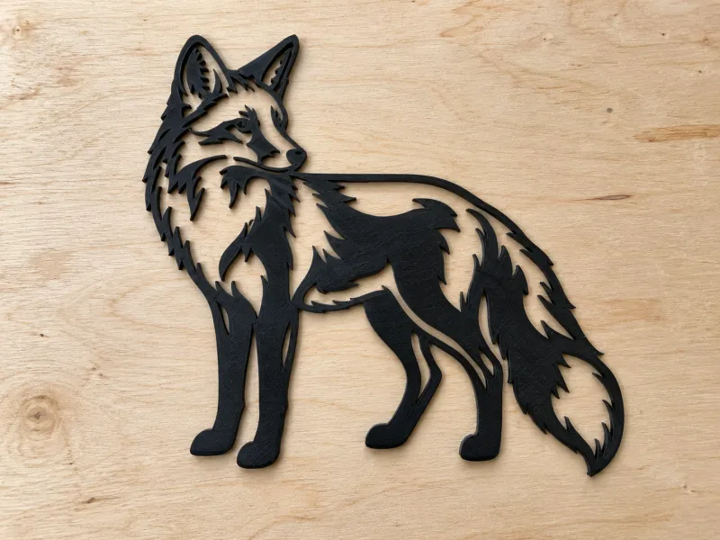 Red Fox wall art home decor